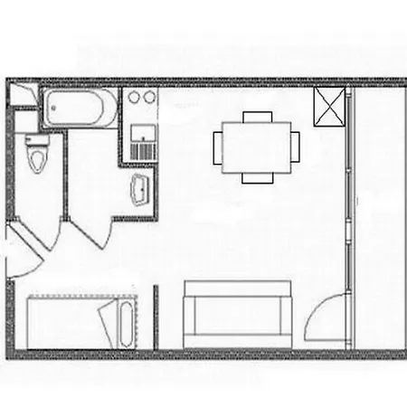 Апартаменты Les Menuires - 4 Pers, 23 M2, 1/0